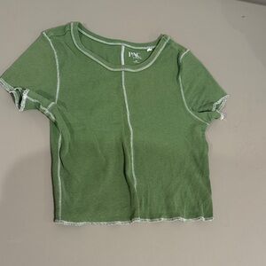 PacSun Green Crop Top